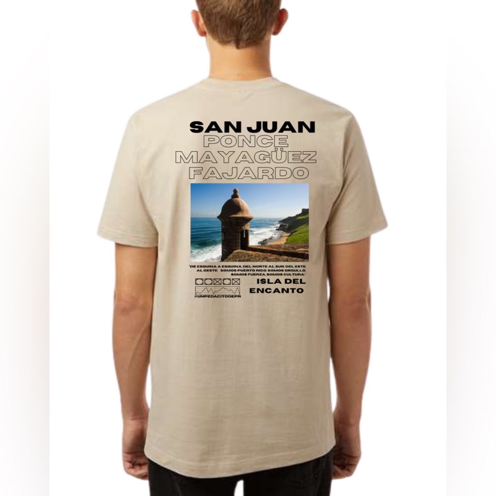 Puerto Rico Heavyweight Streetwear Tee – Map & Cultural Tribute, Unisex